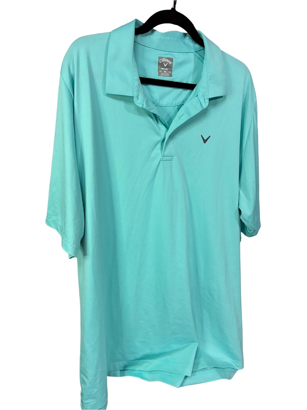 Callaway Light Aqua Men's Golf Polo
